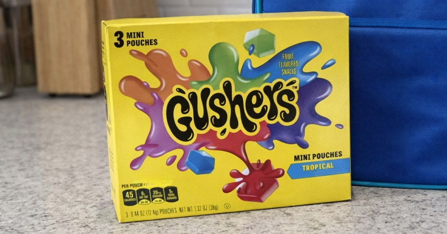 Fruit Gushers Mini Pouches 3-Count Pack Only 70¢ Shipped on Amazon