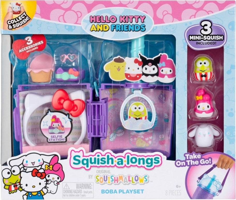 squish-a-long boba tea set