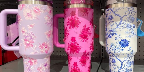 Floral Tumbler with Beauty Gift ONLY $10 at Walmart