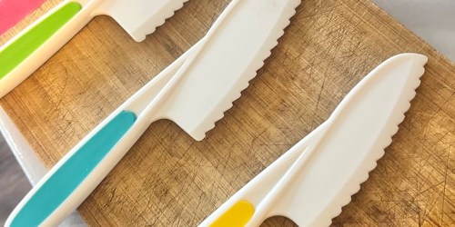 Kid Safe Kitchen Knife 3-Piece Set Only $3.49 on Amazon