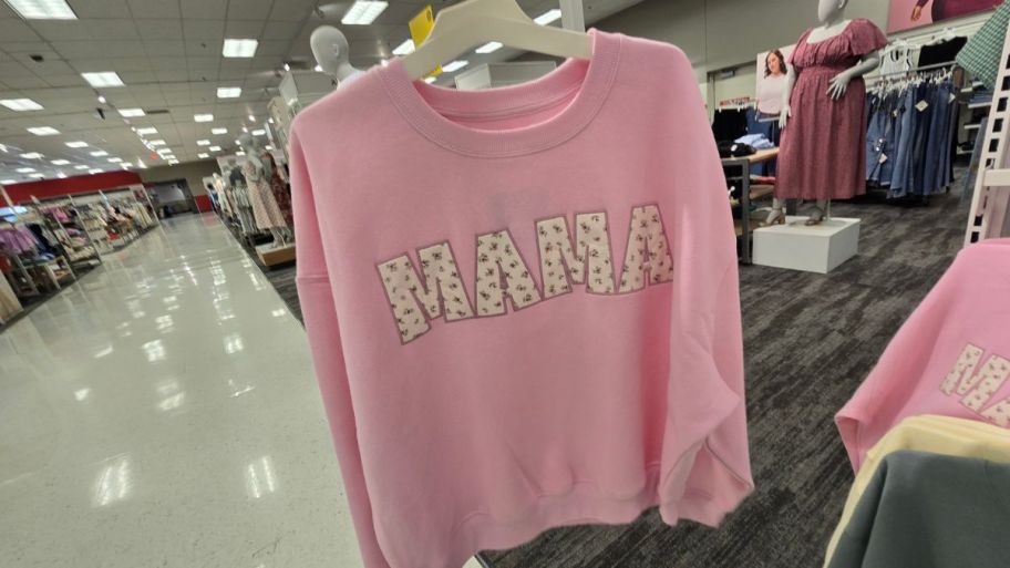 Target pink mama sweater
