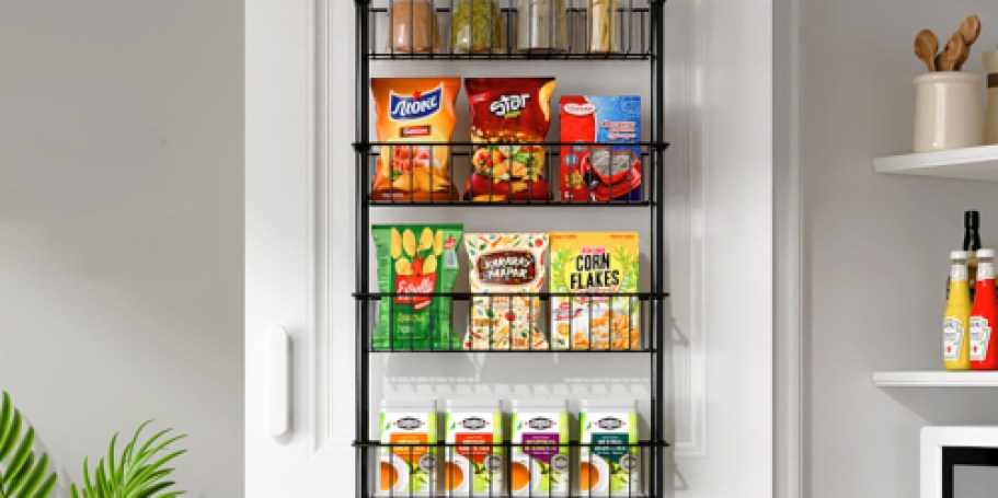 Over The Door 6-Tier Pantry Organizer Only $23.99 Shipped for Amazon Prime Members