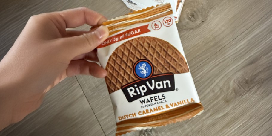 Rip Van Wafels Low Carb Stroopwafels Snacks 12-Count Just $9.60 Shipped on Amazon