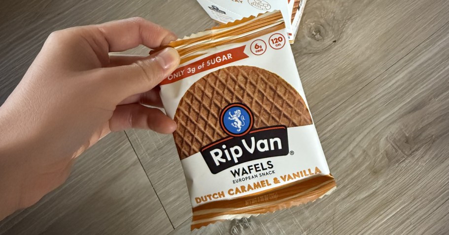 Rip Van Wafels Stroopwafel 12-Count Just $8.40 Shipped on Amazon (Low-Carb Snack!)
