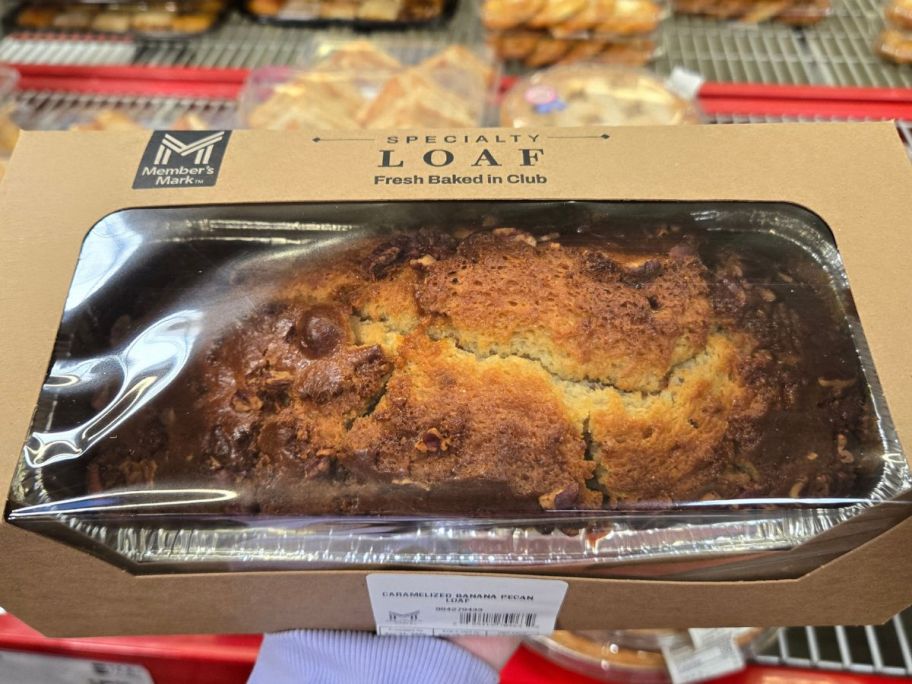 I got a caramelized banana pecan loaf package