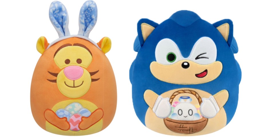 tigger and sonic plushes