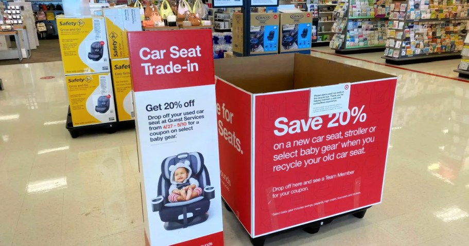 Target’s Car Seat Trade-In Event Returns 4/19 | Score 20% Off New Baby Gear – TWICE!