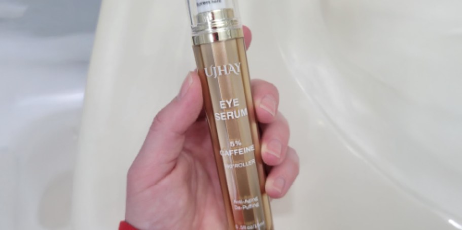 Caffeine Eye Serum Roller Just $5.99 on Amazon | Rejuvenates & De-Puffs