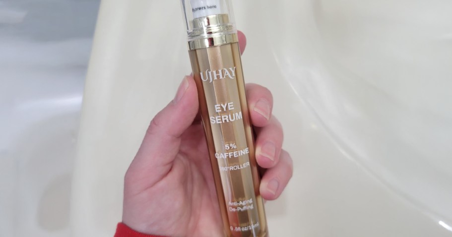 Caffeine Eye Serum Roller Just $5.99 on Amazon | Rejuvenates & De-Puffs