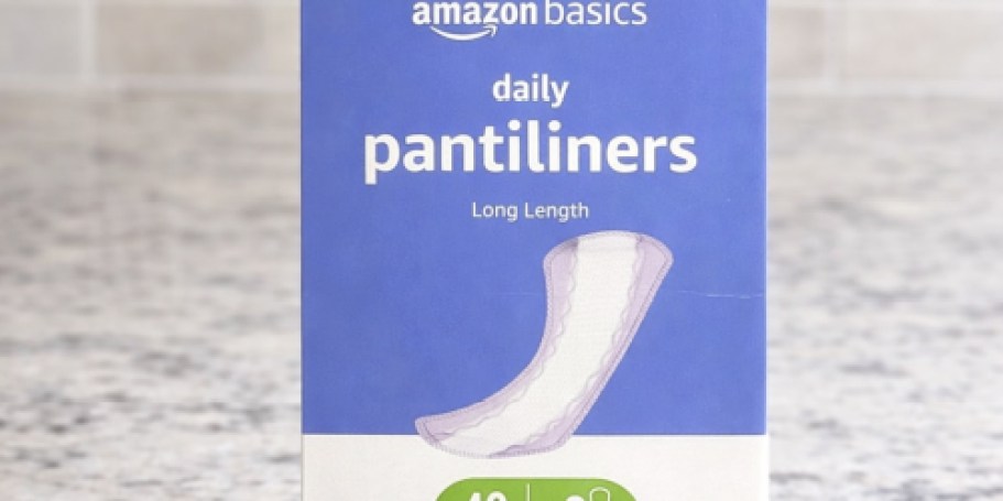 Amazon Basics Pantiliners 40-Count Only $1.99 Shipped