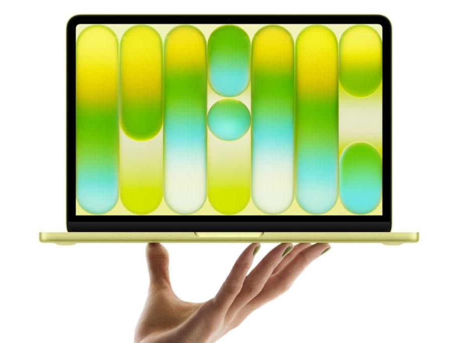 hand holding Apple 2026 MacBook Neo 13