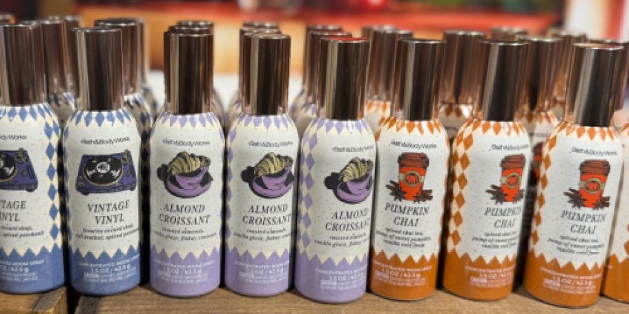 Bath & Body Works Room Sprays Just $3.50 – TODAY ONLY