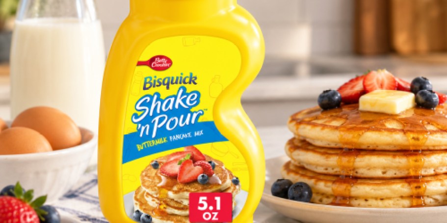 Bisquick Shake ‘n Pour Pancake Mix Only $2.74 Shipped on Amazon