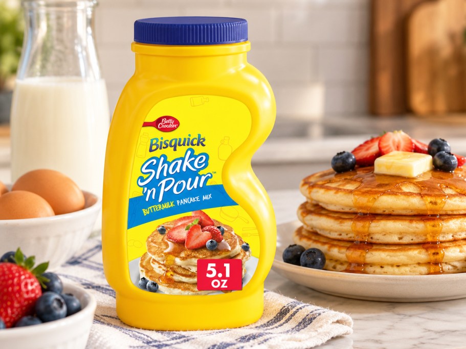 Bisquick Shake ‘n Pour Pancake Mix Only $2.74 Shipped on Amazon