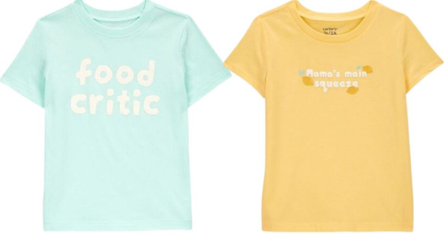 2 Carter's Tee Shirts