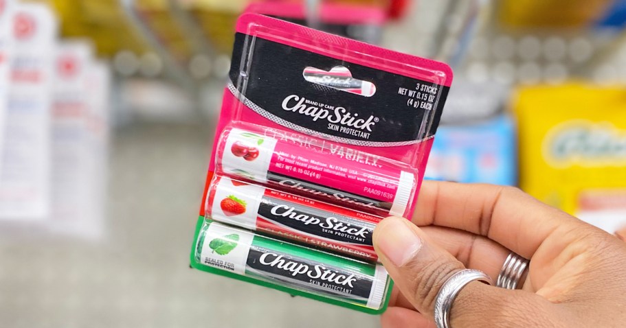 ChapStick Lip Balm 3-Pack Just $2.72 Shipped on Amazon