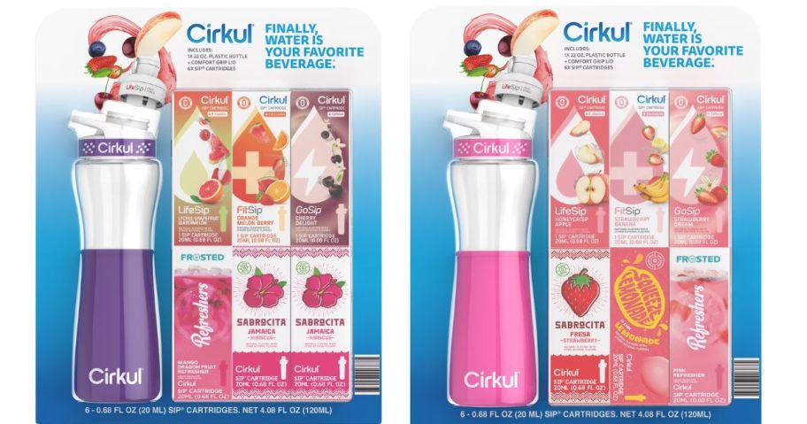 cirkul Water Bottle starter kits
