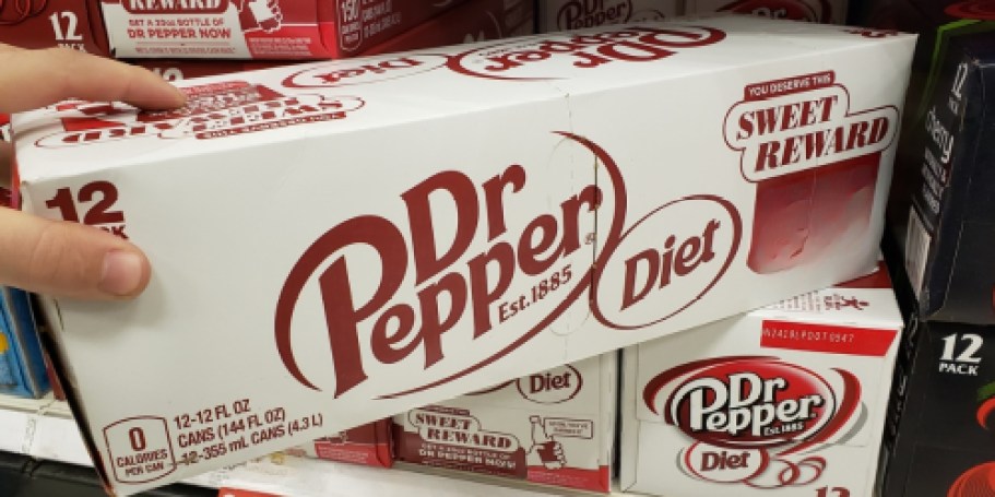 TWO Diet Dr. Pepper 12-Packs Only $9 Shipped on Amazon