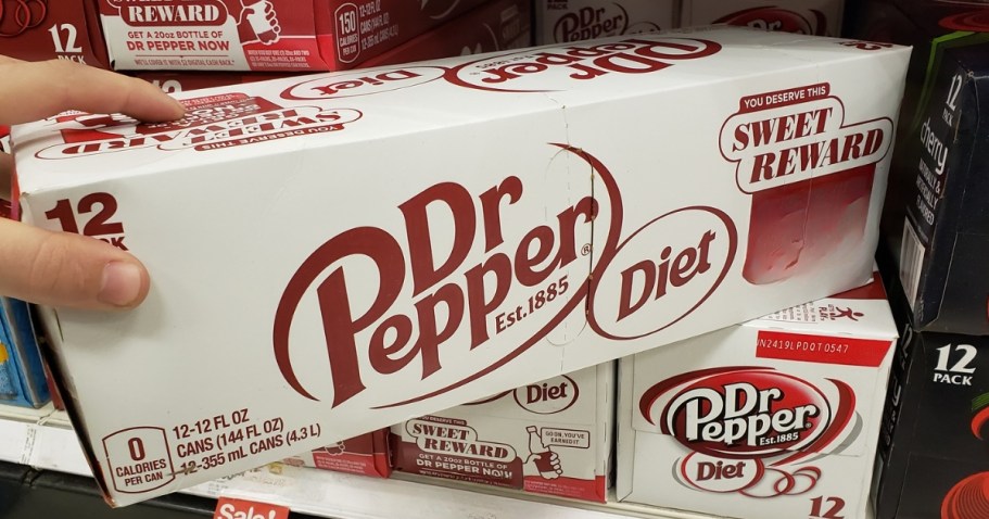TWO Diet Dr. Pepper 12-Packs Only $9 Shipped on Amazon