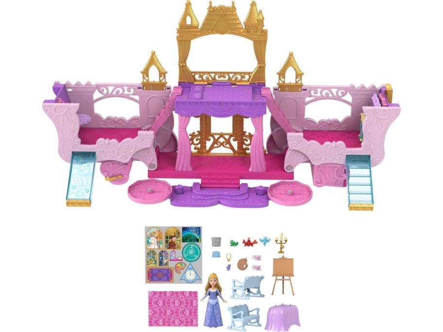 A disney princess carriage to ballroom plasyset