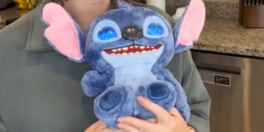 Disney Stitch Many Moods Interactive Plush Toy Just $16.99 on Amazon (Reg. $46)