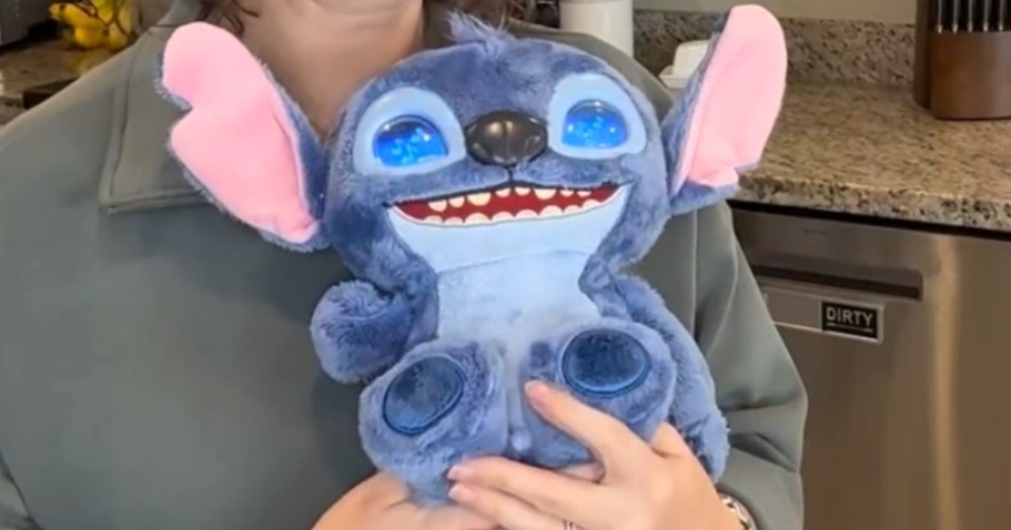 Disney Stitch Many Moods Interactive Plush Toy Just $16.99 on Amazon (Reg. $46)