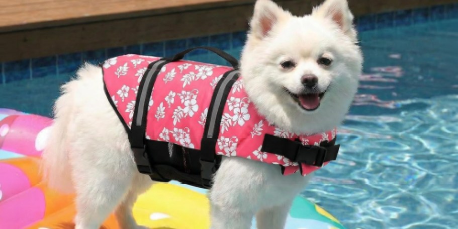 Dog Life Jackets from $9.99 on Amazon (Reg. $20)