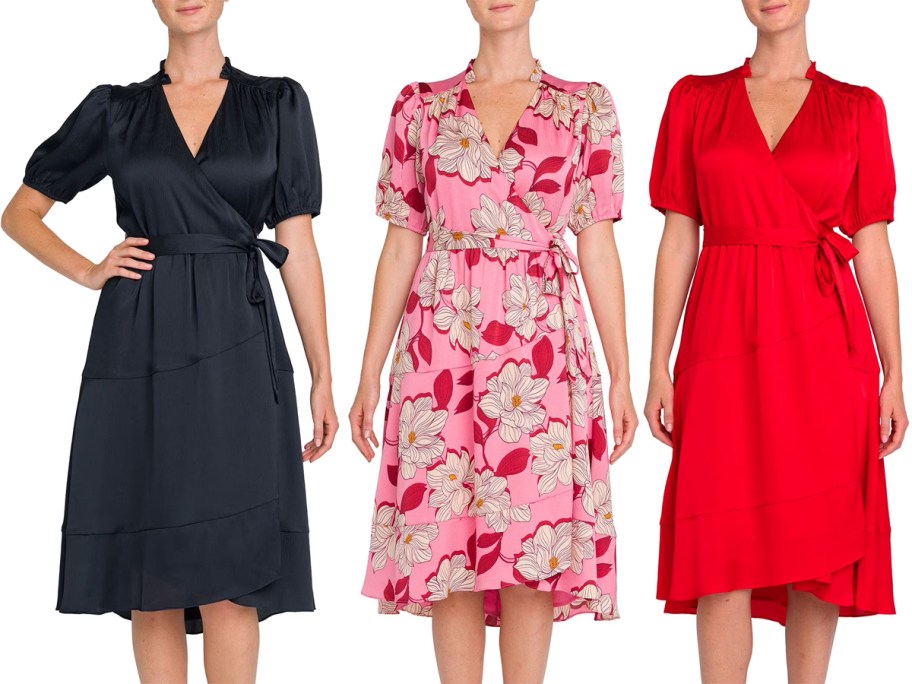 Draper James Women's Wrap Midi Dress