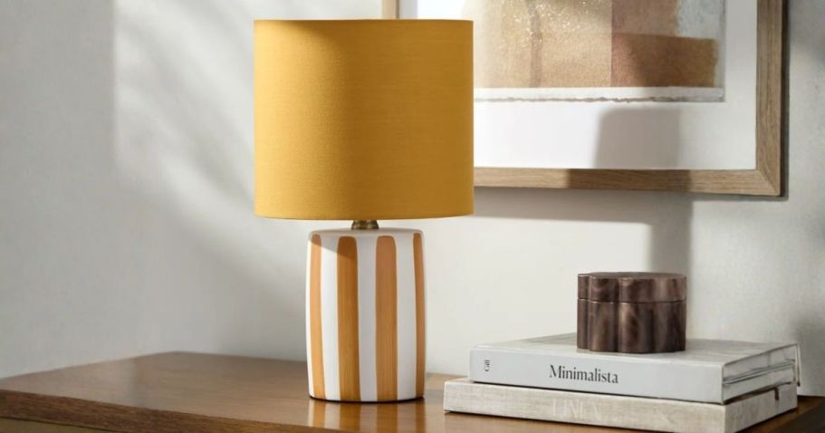 We’re Shocked! This Lamp Has Serious Anthro Vibes (& Only $29.99 Shipped)