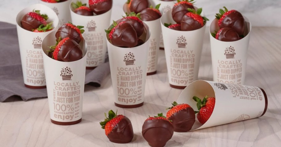 FREE Edible Arrangement Chocolate-Dipped Fruit Cone (No Purchase Needed)
