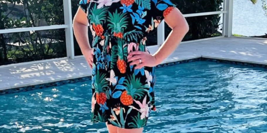 Women’s Swimsuit Cover-Ups from $8 on Amazon
