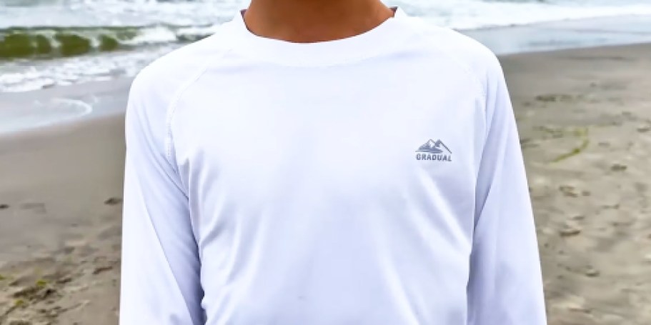 Kids Rash Guard Shirt Just $6.99 on Amazon (Reg. $14)