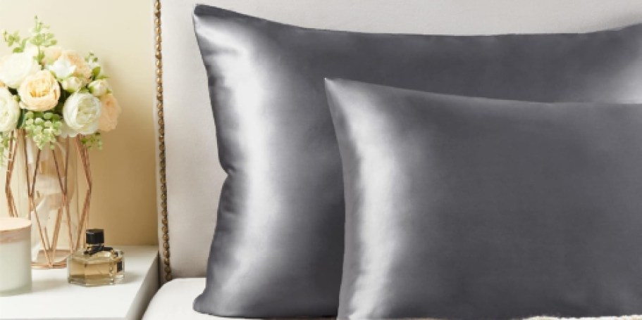 TWO Satin Pillowcases Only $3 Shipped on Amazon (Great for Skin & Hair!)