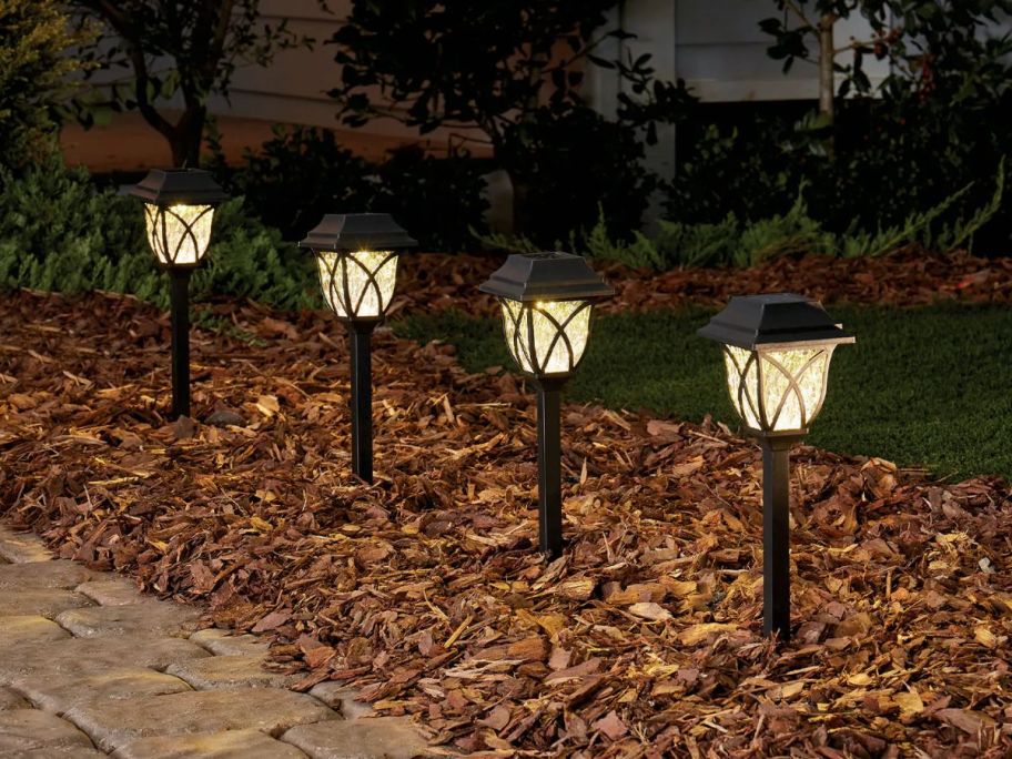Harbor Breeze 5 -Lumens Black Solar LED Outdoor Path Light