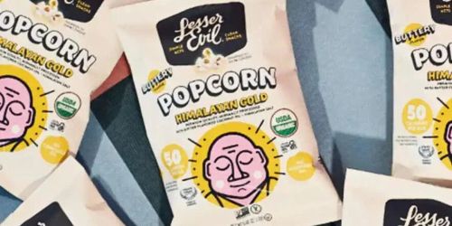 LesserEvil Popcorn 24-Pack Just $10.68 Shipped on Amazon (Reg. $17)