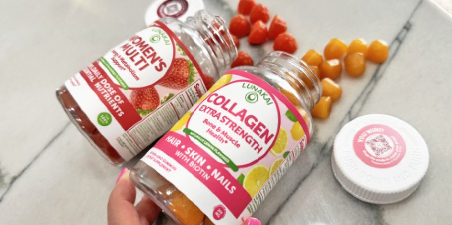 Up to 65% Off Lunakai Supplements on Amazon (Multivitamin, Collagen, Biotin, & More)