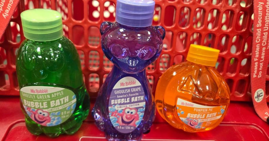 3 bottles of Mr. Bubble Halloween Bubble Bath
