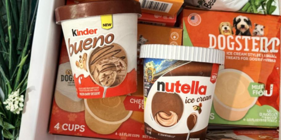 New Nutella & Kinder Bueno Ice Cream At Walmart