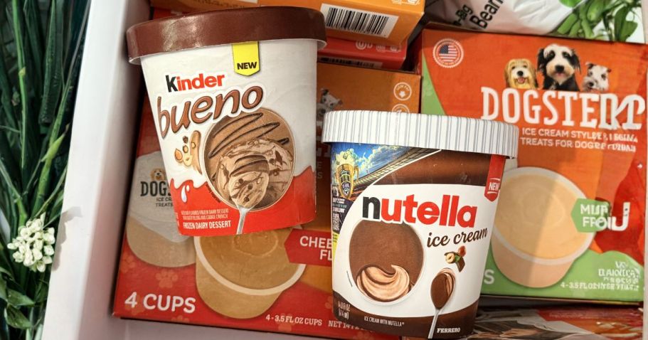 New Nutella & Kinder Bueno Ice Cream At Walmart