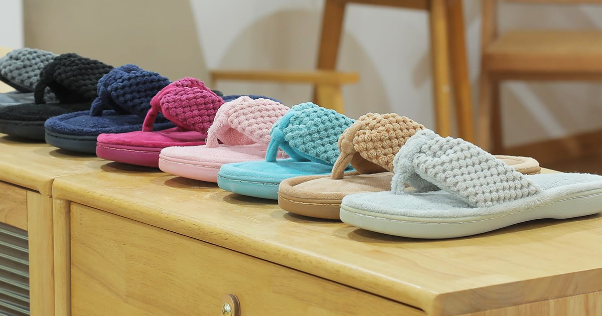 Memory Foam Flip Flop Slippers Just $9.99 on Amazon (Regularly $20 ...
