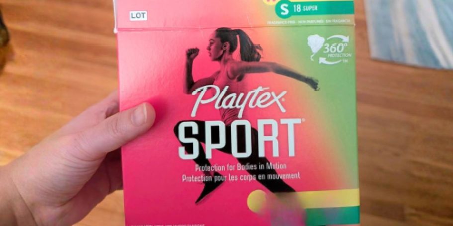 Playtex Sport Tampons 32-Count Box Just $5 Shipped on Amazon