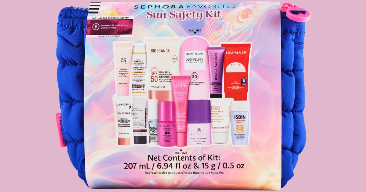 Sephora Sun Safety Kit Only $39 Shipped ($218 Value) + THREE Freebies