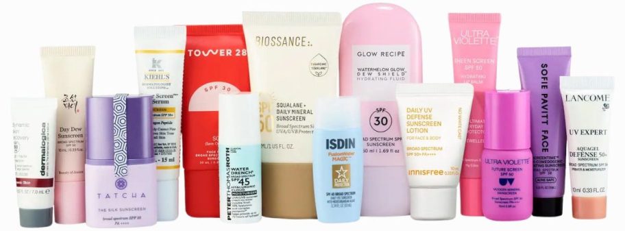 Sephora Favorites Sun Safety Kit contents