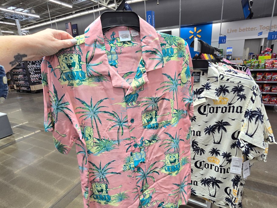 SpongeBob Button Up Shirt