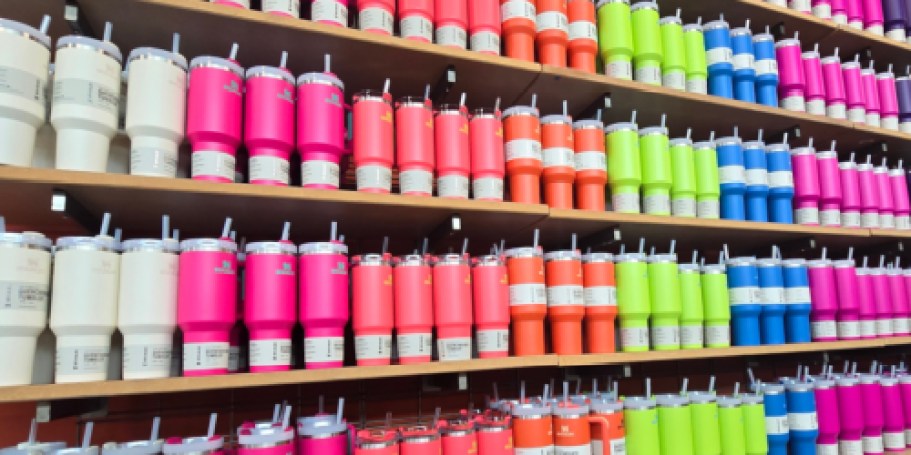 RUN! 60% Off Stanley Sale = $18 40oz Tumblers + Much More!