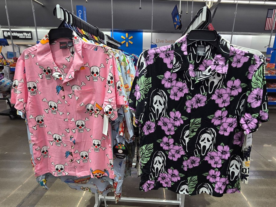 Netflix One Piece Buggy the Clown and Ghostface Killah Shirts at Walmart
