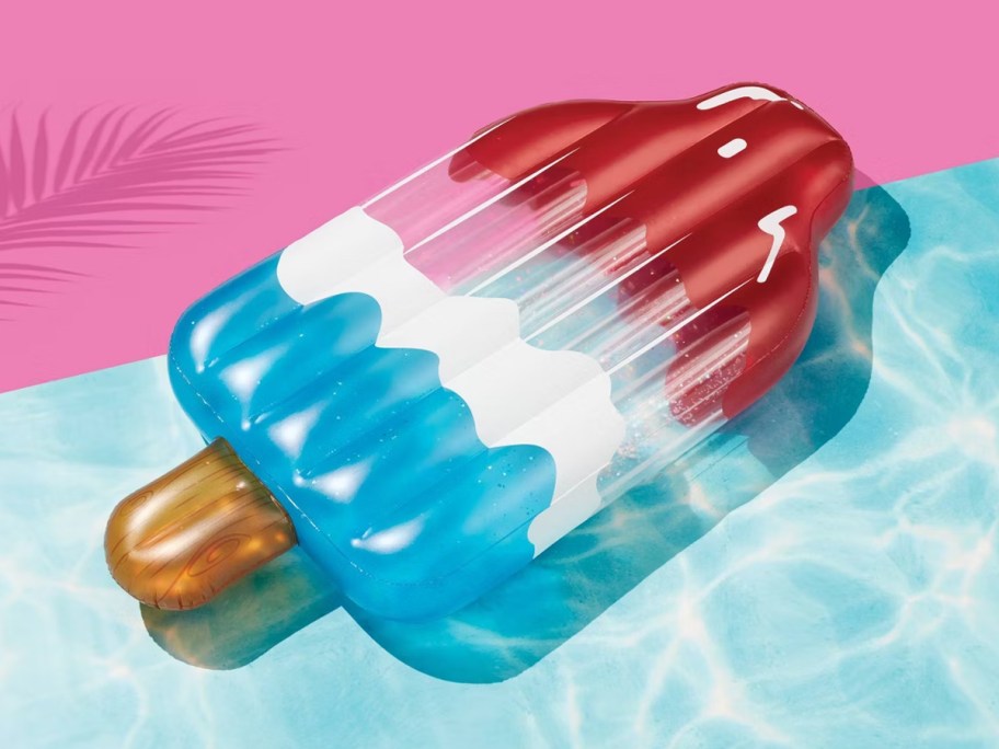 Sun Squad Popsicle Lounge Float w: Glitter