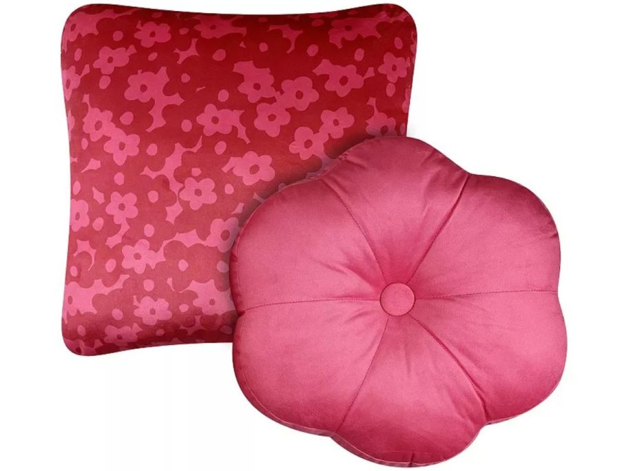 The Big One Flower Print Throw Pillows 2-Pack