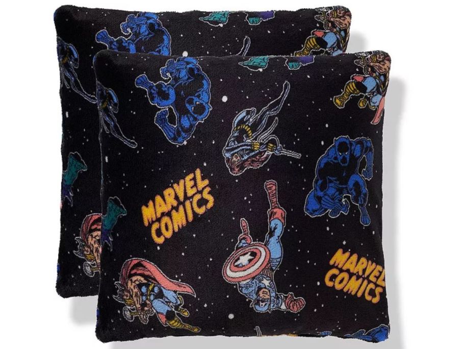2 Marvel Printed Plush 2-Pack Pillow Set