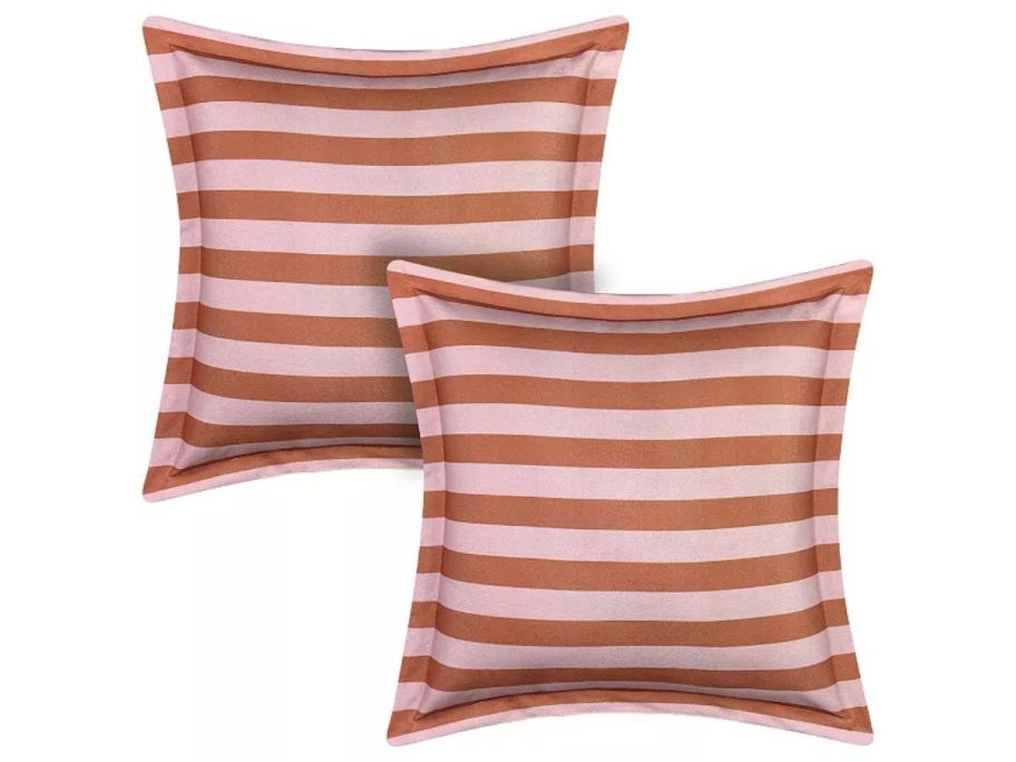 The Big One Stripe Flange Throw Pillow 2-Pack